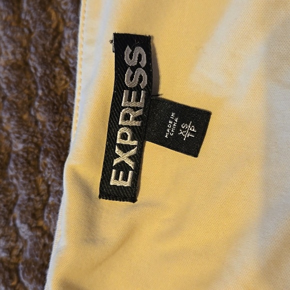 Express Cream Southwest Design Sequined Sparkly Lined Stretchy Skirt Size XS - Picture 3 of 5